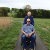 Dad pushing Bob around