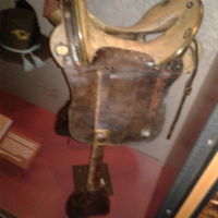 Typical leather and rawhide on wood saddle used by both sides