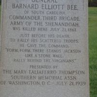 July 21--There stands Jackson like a stone wall