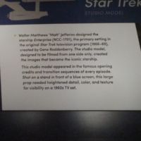 Starship Enterprise studio model (1 side only)