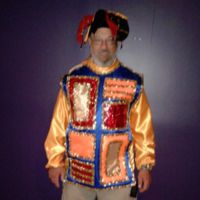 Bob in jester c
ostume