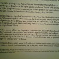 Indians were U.S. soldiers in the Civil War, Indian wars, WWI, and WWII