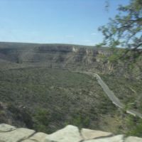 Road down to caverns