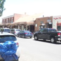 Our car with wheelchair, on left