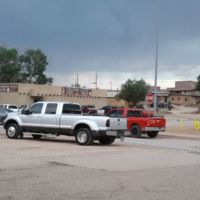 Entrance to Zuni Pueblo is behind the Turq Village store