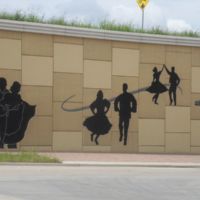 roadside art by the Czech bakery