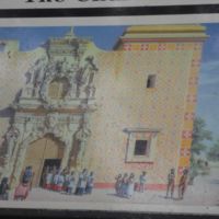 Church walls were colorfully painted