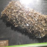 Turkey feather blanket