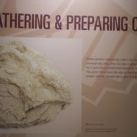 Steps in processing clay