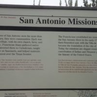 6 missions on the San Antonio river; fortified villages