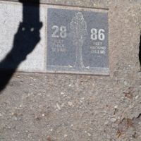 at base, 28 ft thick, 86 ft around