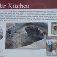 1610 cellar kitchen/ trash pit--a boon for archaeoolgists
