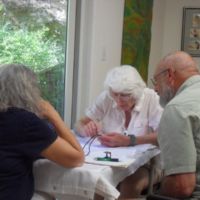 Alice, Leona & Bob, examining bolo