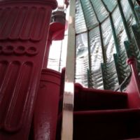 stairs up to the light itself