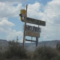 Old motel sign