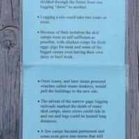 Mobile homes aka skid camps