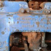 S. A. Woods Company Planers, 1852-1958 (initial are SAW, really?)