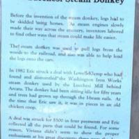 Acquistion of the steam donkey