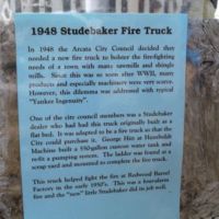 from flatbed to fire truck, 1948