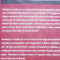 Shield-shaped composite volcano, 75 miles of lava flow