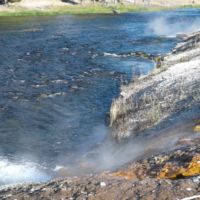 runoff into Firehole River
