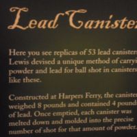 Powder canisters were melted into shot