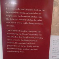 Grant replaced stone fireplaces with modern cast iron stoves for the help to cook on.