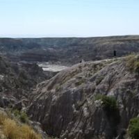 the plains just drop away and you're on a cliff-edge