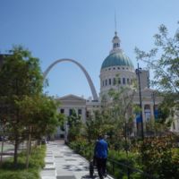 Arch and old Courthouse