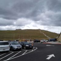 Sally climbed the Tundra Alpine Ridge Trail, .6 miles, 200ft elevation gain in 3/10 mile, 225 stairs, 350 footsteps.