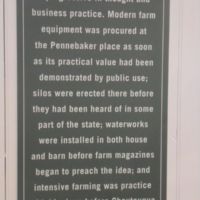 Pennebaker introduced modern farming methods, including silos